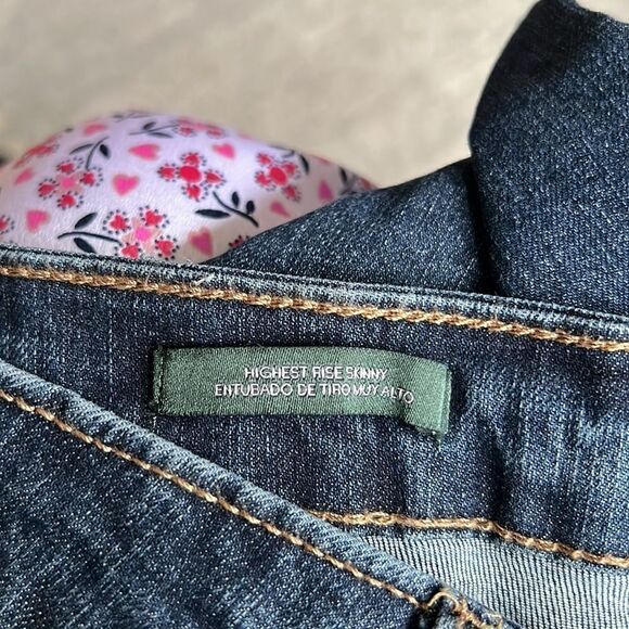 Wild Fable Highest Rise Womens 8 Skinny Jeans Distressed - Picture 9 of 12